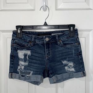 Aeropostale Midi Denim Shorts
